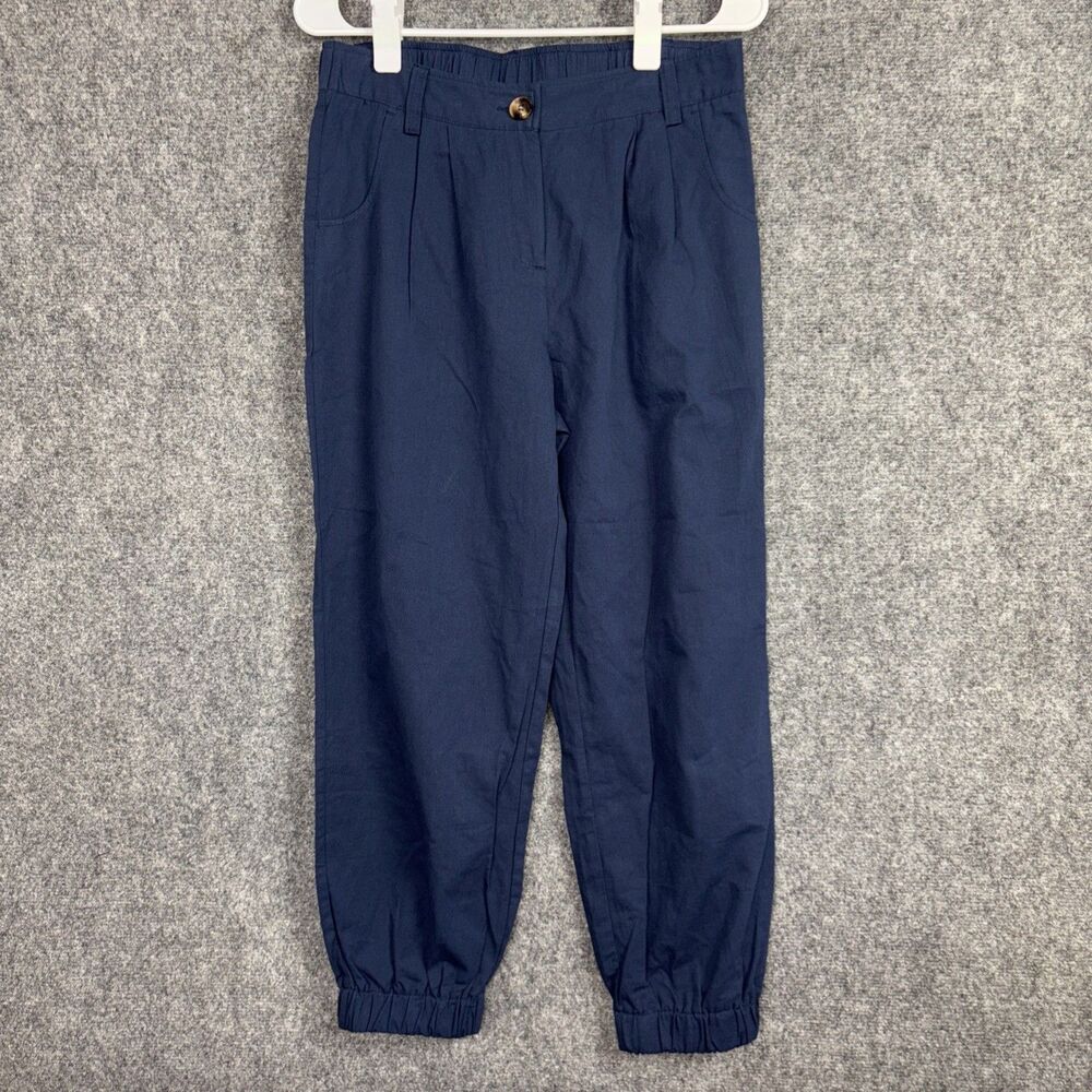 Halara Jogger Pants Womens Size M Blue cotton Casual Preppy